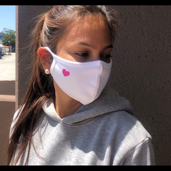 MASK Accessories - Face Mask Double Layer Fashion White -NEW